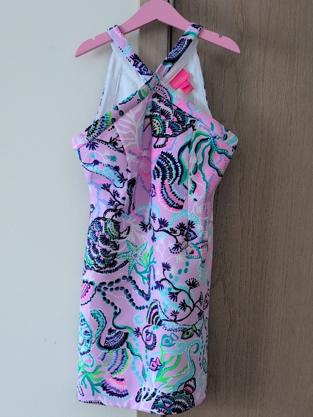 Lilly Pulitzer Printed Crossback Dress - Girl 12 | Summer Beach Vacation